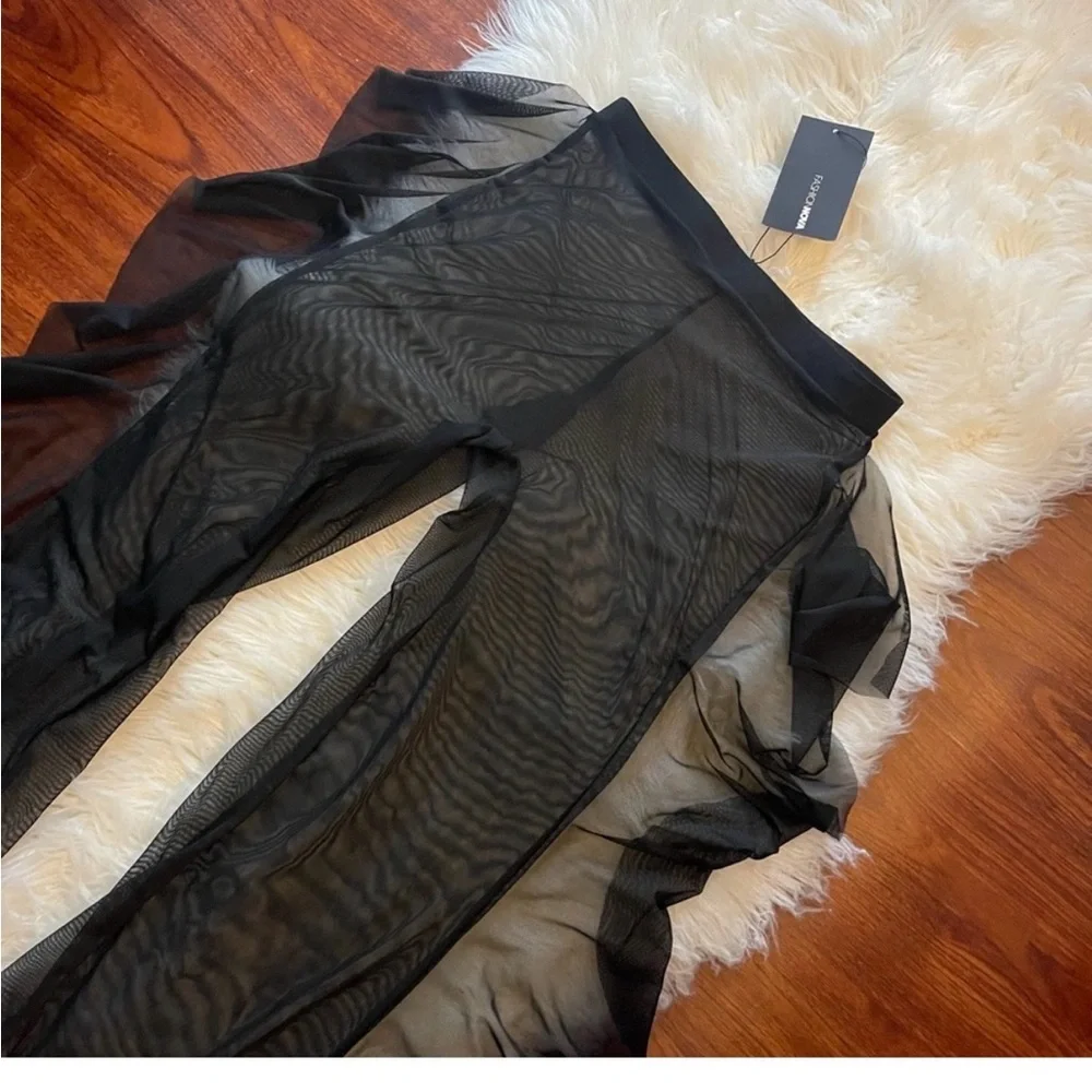 Fashion nova sheer cover up pant
